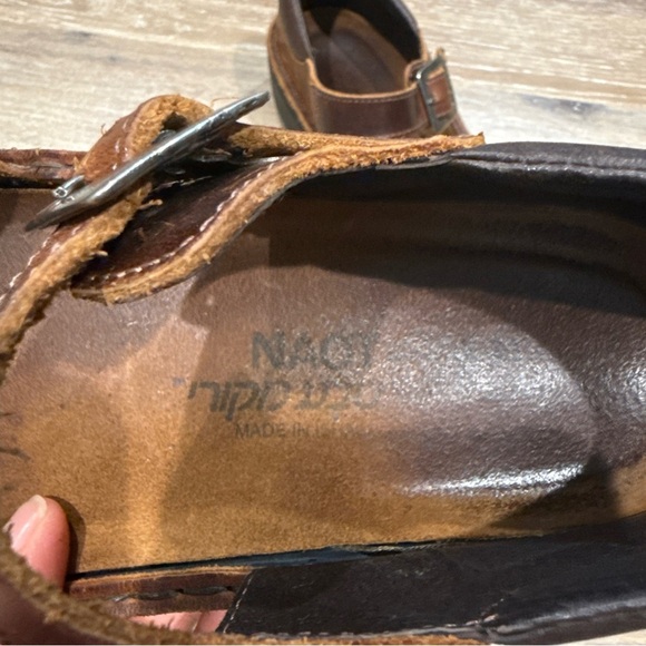 NOAT Sandals Size US/11 EU/41 Women\'s Dark Brown Leather Israel main image 10